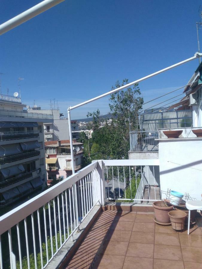 Cozy Penthouse Next To Metro Station Leilighet Thessaloníki Eksteriør bilde